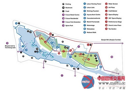 江苏昆山莲湖公园 历史文化融入景观