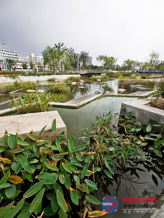 江苏昆山莲湖公园 历史文化融入景观