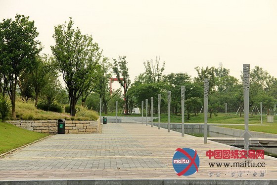 江苏昆山莲湖公园 历史文化融入景观