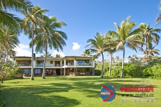 夏威夷别墅 1670平方米的宅邸直通海滩