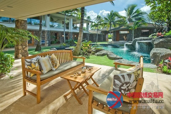 夏威夷别墅 1670平方米的宅邸直通海滩