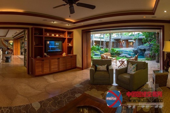 夏威夷别墅 1670平方米的宅邸直通海滩