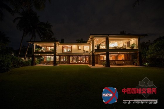 夏威夷别墅 1670平方米的宅邸直通海滩