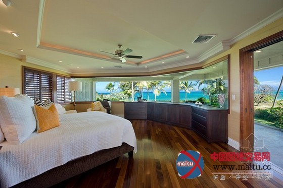 夏威夷别墅 1670平方米的宅邸直通海滩
