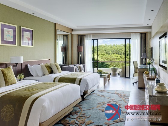 深圳观澜湖度假酒店 中国唯一座落在球场中央的五星级酒店