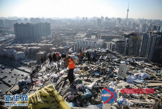 北京楼顶违建别墅拆迁超5个月 仍未拆完