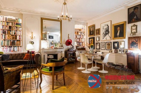 巴黎公寓装饰设计 杂而不乱