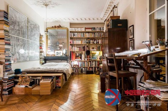 巴黎公寓装饰设计 杂而不乱