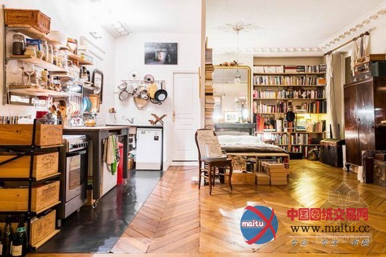 巴黎公寓装饰设计 杂而不乱