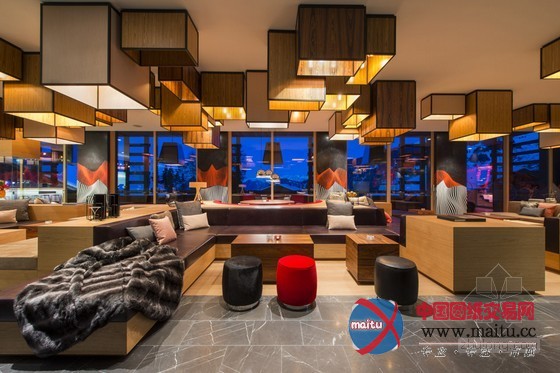 瑞士新的W酒店设计 空间流畅时尚