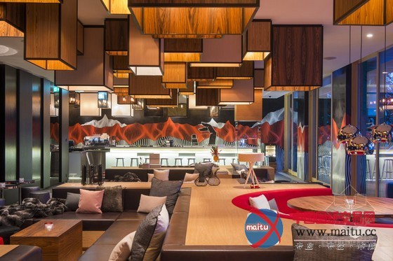 瑞士新的W酒店设计 空间流畅时尚