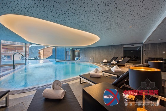 瑞士新的W酒店设计 空间流畅时尚