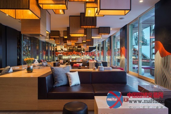 瑞士新的W酒店设计 空间流畅时尚