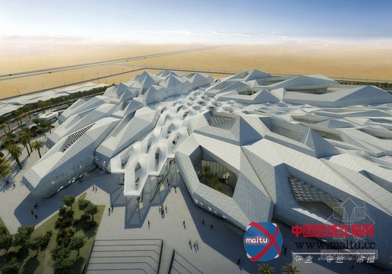 扎哈•哈迪德设计的阿卜杜拉国王石油研究中心