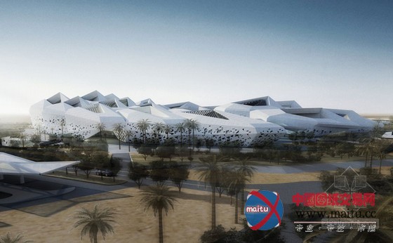 扎哈•哈迪德设计的阿卜杜拉国王石油研究中心