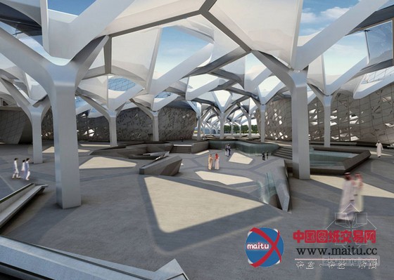 扎哈•哈迪德设计的阿卜杜拉国王石油研究中心