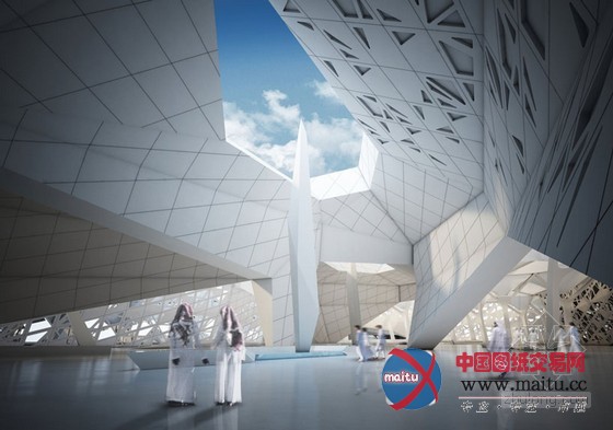 扎哈•哈迪德设计的阿卜杜拉国王石油研究中心