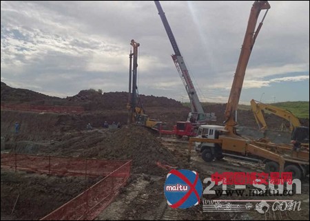 泰信小钻机援建特多 表现优异施工新工程