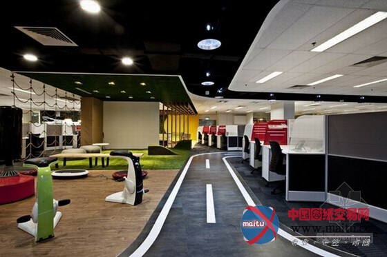 新加坡电信呼叫中心办公室 创造积极乐观空间