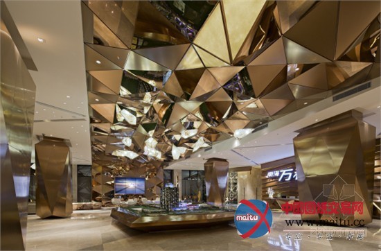 广东南海万科广场售楼部设计 强烈视觉对话