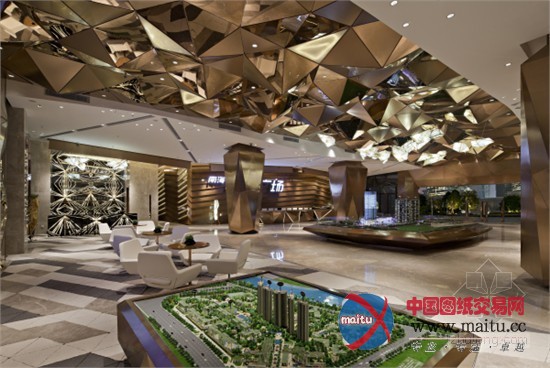 广东南海万科广场售楼部设计 强烈视觉对话