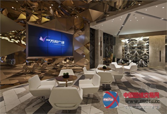 广东南海万科广场售楼部设计 强烈视觉对话