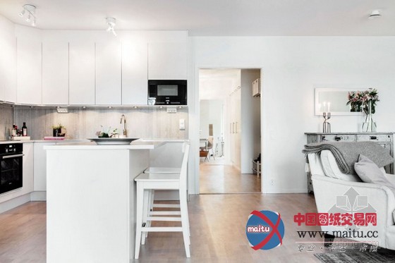 斯堪的纳维亚风格公寓设计 干净舒适