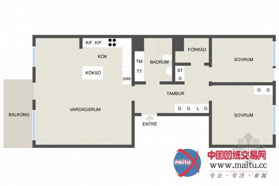 斯堪的纳维亚风格公寓设计 干净舒适