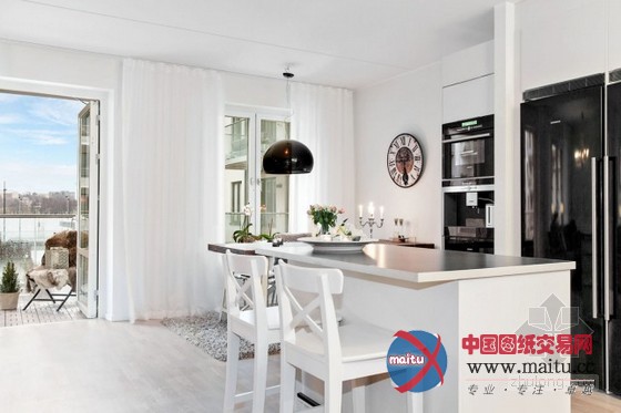 斯堪的纳维亚风格公寓设计 干净舒适