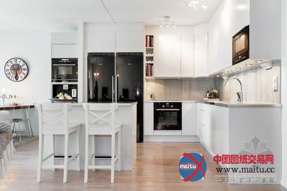 斯堪的纳维亚风格公寓设计 干净舒适