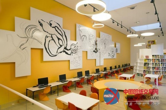 墨西哥La Ciudadela 18世纪老建筑图书馆改造