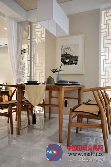 古香古色下的中式风格清幽淡美小公寓