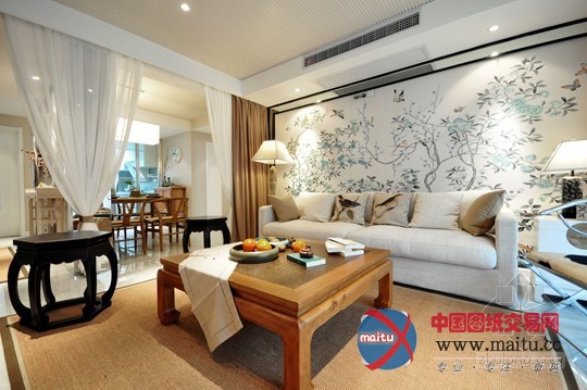 古香古色下的中式风格清幽淡美小公寓