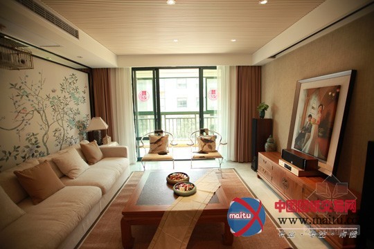 古香古色下的中式风格清幽淡美小公寓