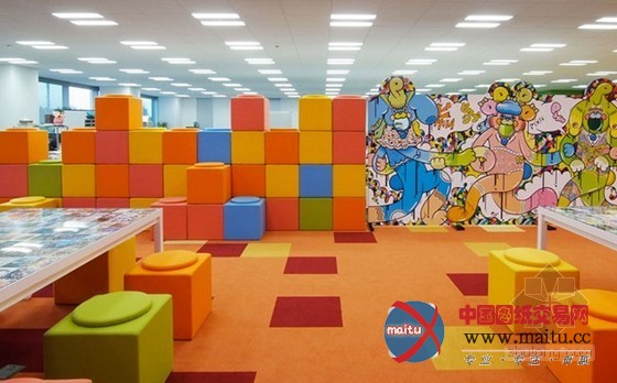 多姿多彩 日本艺术家在线Pixiv办公室设计