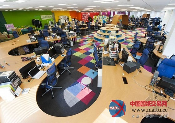 多姿多彩 日本艺术家在线Pixiv办公室设计