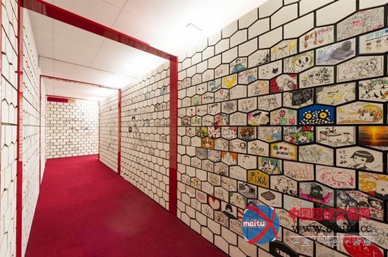 多姿多彩 日本艺术家在线Pixiv办公室设计