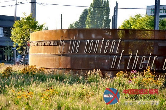 美国波特兰市马丁•路德•金大道节点景观