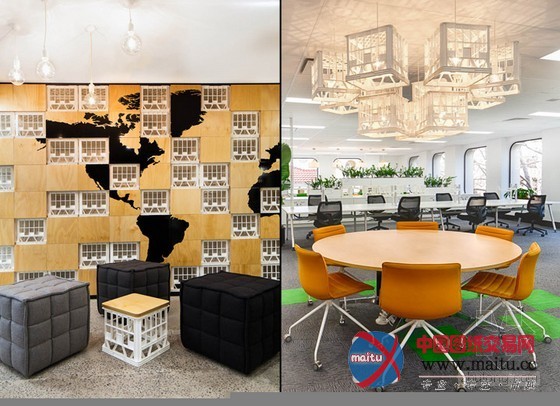 悉尼TNS办公室设计 疯狂的彩色模块