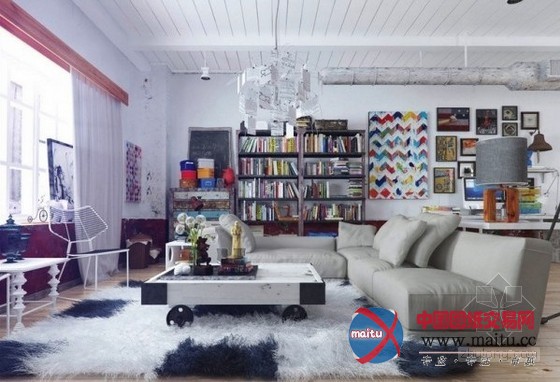 超酷的波西米亚情调公寓设计