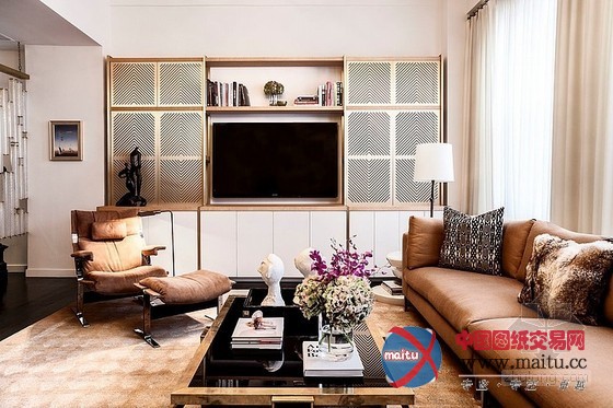 简单典雅的纽约第五大道家居装饰设计