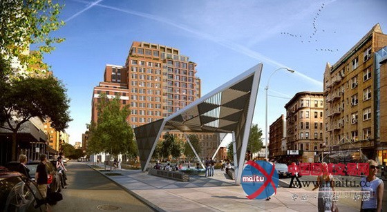 由studio a+i设计的纽约的艾滋病纪念建筑