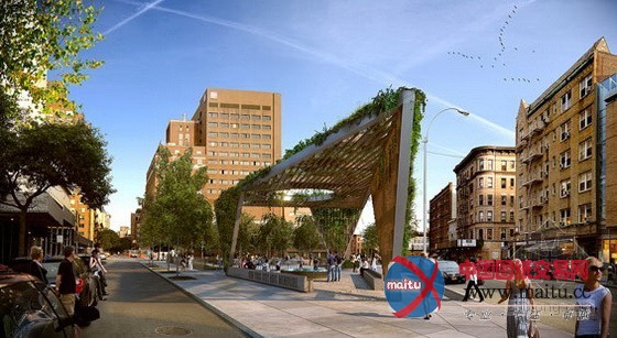 由studio a+i设计的纽约的艾滋病纪念建筑