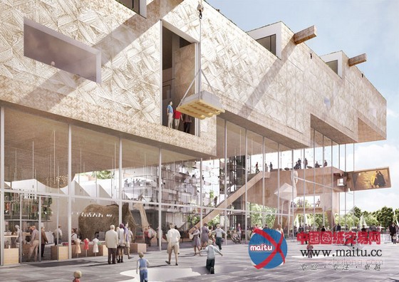 NL architects设计的阿纳姆文化中心