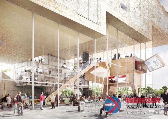 NL architects设计的阿纳姆文化中心