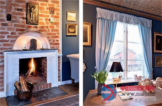 瑞典复古乡村风格公寓设计 氛围十足