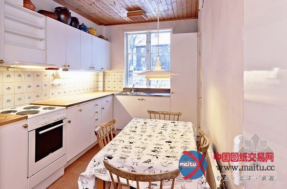 瑞典复古乡村风格公寓设计 氛围十足