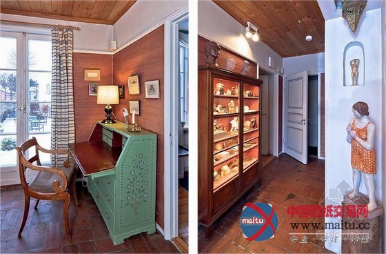 瑞典复古乡村风格公寓设计 氛围十足