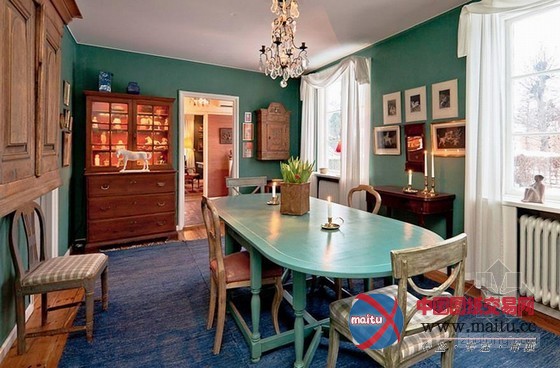 瑞典复古乡村风格公寓设计 氛围十足