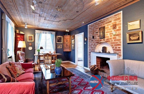 瑞典复古乡村风格公寓设计 氛围十足